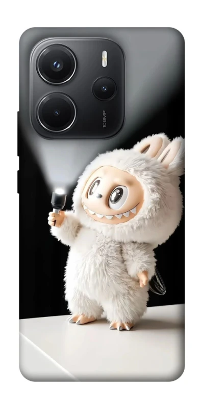 Чохол на Xiaomi Redmi Note 14 4G (Int. version) Labubu with flashlight ver.2 фото 1 з 1