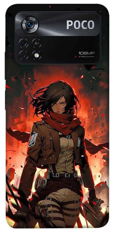 Чохол на Xiaomi Poco X4 Pro 5G Mikasa v2 фото 1 з 1