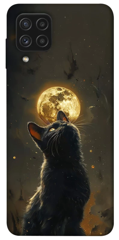 Чехол на Samsung Galaxy A22 4G Кот под луной v2 фото 1 из 1