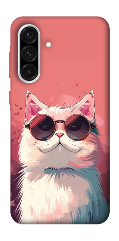 Чехол на Samsung Galaxy A36 5G Сat with glasses фото 1 из 1