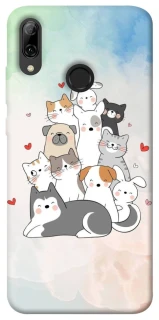 Чохол на Huawei P Smart (2019) Funny Pets ver.2 фото 1 з 1