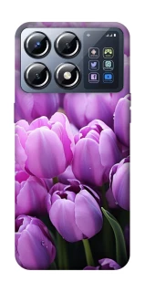 Чехол на Xiaomi POCO X8 Pro Фиолетовые тюльпаны фото 1 из 1