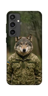 Чехол на Samsung Galaxy S24 FE Волк защитник фото 1 из 1