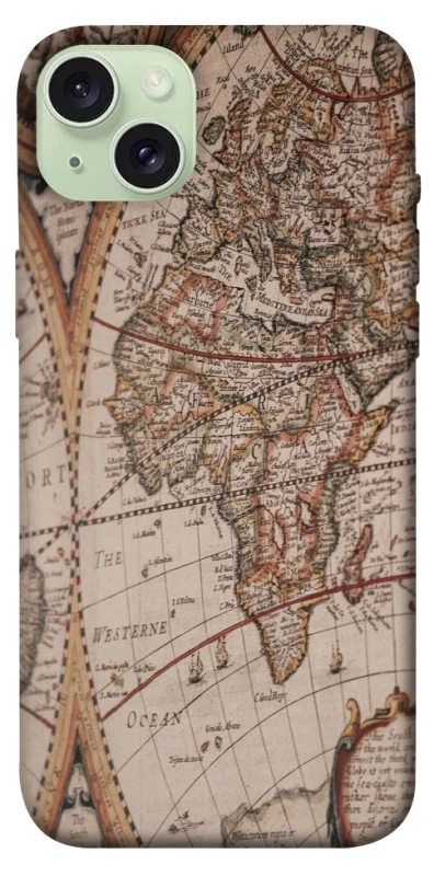 Чехол на Apple iPhone 15 Plus (6.7") Карта путешествий фото 1 из 1