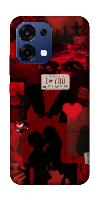 Чохол на Oppo A6 Pro 4G/5G Love collage ver.2 фото 2 з 2