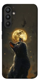 Чохол на Samsung Galaxy A34 5G Кіт під місяцем v2 фото 1 з 1