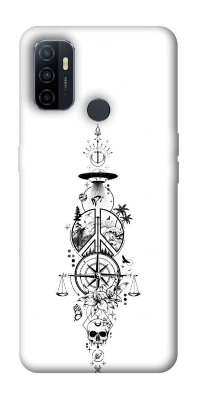 Чехол на Oppo A53 / A32 / A33 Tattoo ver.7 фото 1 из 1