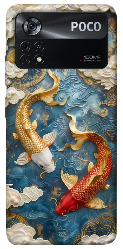 Чохол на Xiaomi Poco X4 Pro 5G Koi carp фото 1 з 1