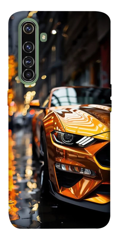 Чохол на Realme X50 Pro Golden sports car фото 1 з 1