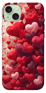 Чохол на Apple iPhone 15 Plus (6.7") Many hearts фото 1 з 1