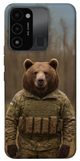 Чохол на TECNO Spark 8C Ведмідь захисник фото 1 з 1