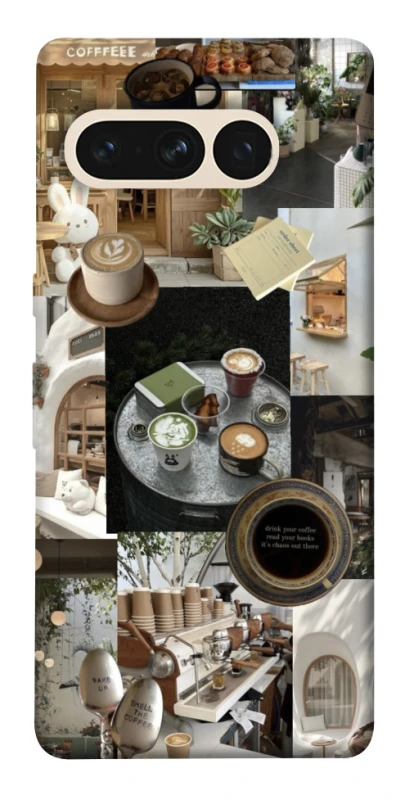 Чехол на Google Pixel 7 Pro Coffee collage ver.4 фото 1 из 1