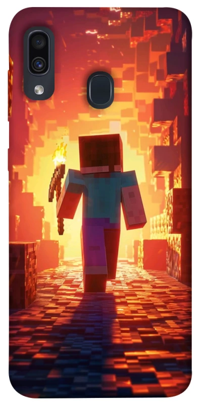 Чохол на Samsung Galaxy A20 / A30 Minecraft adventure фото 1 з 1