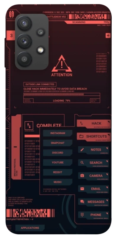 Чохол на Samsung Galaxy A32 (A325F) 4G Attention фото 1 з 1