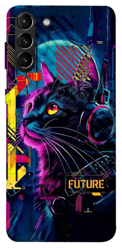 Чохол на Samsung Galaxy S21+ Cyber Cat v2 фото 1 з 1