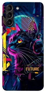 Чехол на Samsung Galaxy S21+ Cyber Cat v2 фото 1 из 1