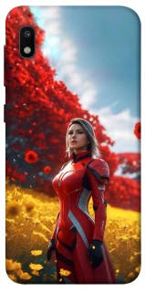 Чехол на Samsung Galaxy A10 (A105F) Cyber space girl ver.5 фото 1 из 1