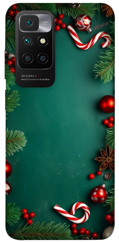 Чехол на Xiaomi Redmi 10 Новогодний v35 фото 1 из 1