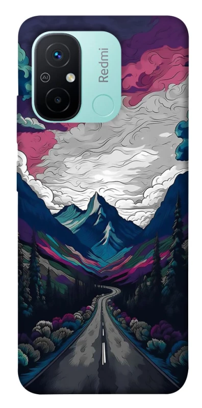 Чохол на Xiaomi Redmi 12C / Poco C55 Намальовані гори фото 1 з 1