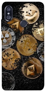 Чехол на Xiaomi Redmi Note 5 Pro / Note 5 (AI Dual Camera) Many coins v2 фото 1 из 1