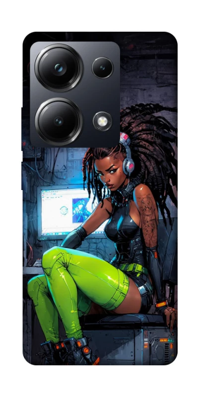 Чехол на Xiaomi Poco M6 Pro 4G Cyber girl фото 1 из 1