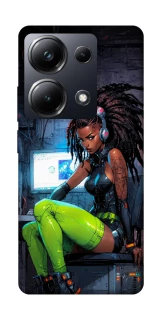 Чехол на Xiaomi Poco M6 Pro 4G Cyber girl фото 1 из 1