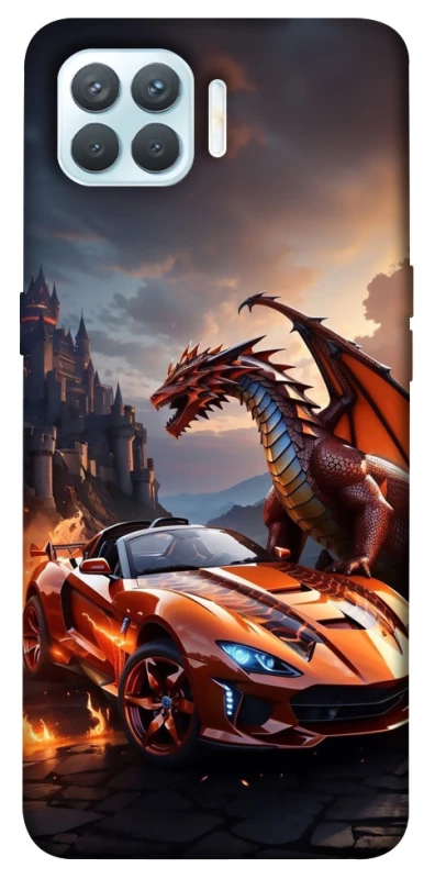 Чохол на Oppo F17 Pro Сar and dragon фото 1 з 1