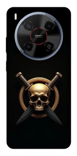 Чехол на ZTE Blade V70 Max Golden Skull фото 1 из 1