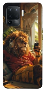 Чехол на Oppo Reno 5 Lite Лев v2 фото 1 из 1