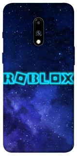Чохол на OnePlus 7 Roblox Space Logo Blue фото 1 з 1