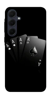 Чехол на Samsung Galaxy A55 Black Cards фото 1 из 1