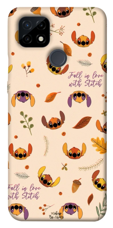 Чехол на Realme C21 Fall in love with Stitch фото 1 Чехол на Realme C21 Fall in love with Stitch фото 1 из 1