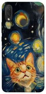 Чехол на Huawei P Smart+ (nova 3i) paint cat фото 1 из 1