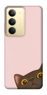 Чехол на Realme 14x Peeping cat фото 1 Чехол на Realme 14x Peeping cat фото 1 из 1