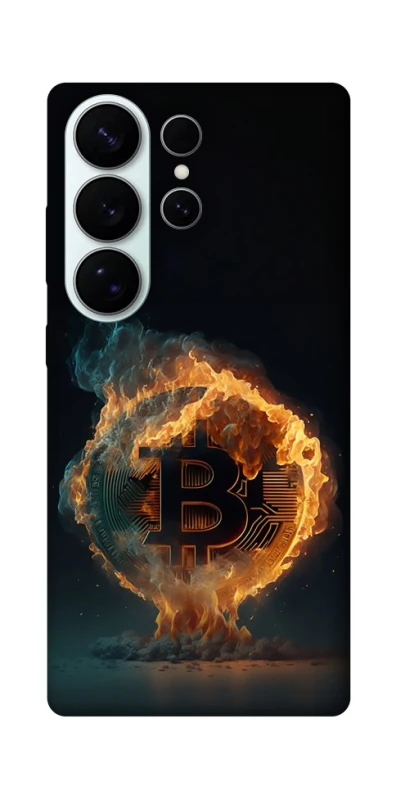 Чохол на Samsung Galaxy S26 Pro Fire Bitcoin фото 1 з 1
