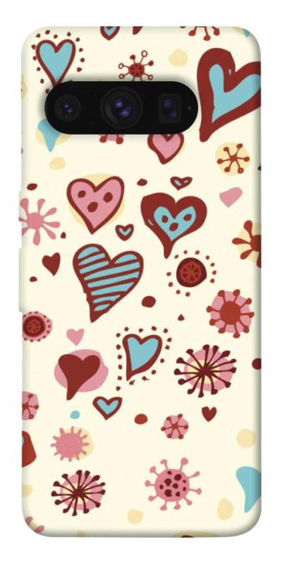 Чохол на Google Pixel 8 Pro Pretty hearts фото 1 з 1