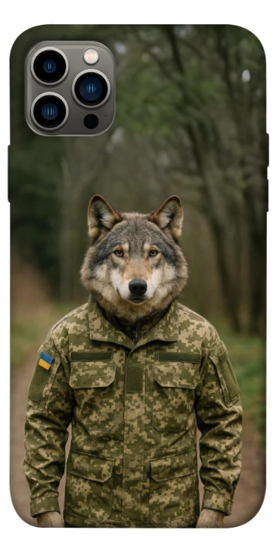 Чохол на Apple iPhone 12 Pro (6.1") Вовк захисник фото 1 з 1