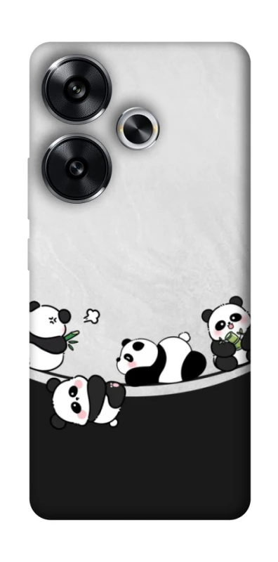 Чохол на Xiaomi Poco F6 Four pandas фото 1 з 1