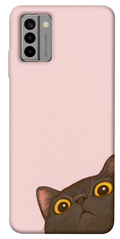 Чехол на Nokia G22 Peeping cat фото 1 из 1