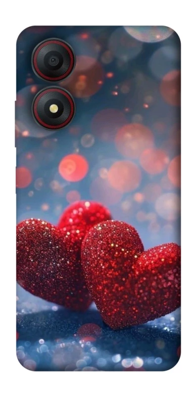 Чохол на ZTE Blade A34 4G Red hearts фото 1 з 1