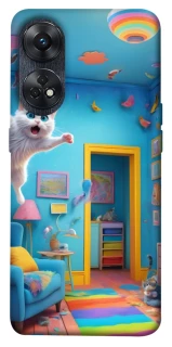 Чохол на Oppo Reno 8T 4G crazy cat фото 1 з 1