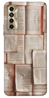 Чохол на TECNO Camon 17P Книги фото 1 з 1