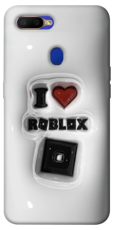 Чохол на Oppo A5s I love Roblox фото 1 з 1