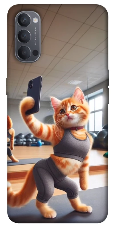 Чехол на Oppo Reno 4 Кошечка фото 1 из 1