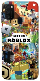 Чехол на Samsung Galaxy M21 Life is Roblox фото 1 из 1