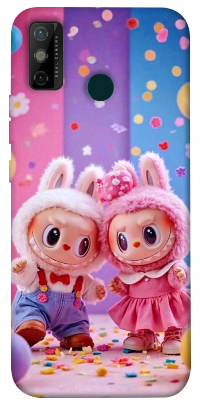 Чохол на TECNO Spark 6 Go Labubu twins ver.3 фото 1 з 1