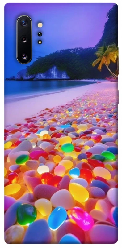 Чохол на Samsung Galaxy Note 10 Plus Каміння світиться на березі фото 1 з 1