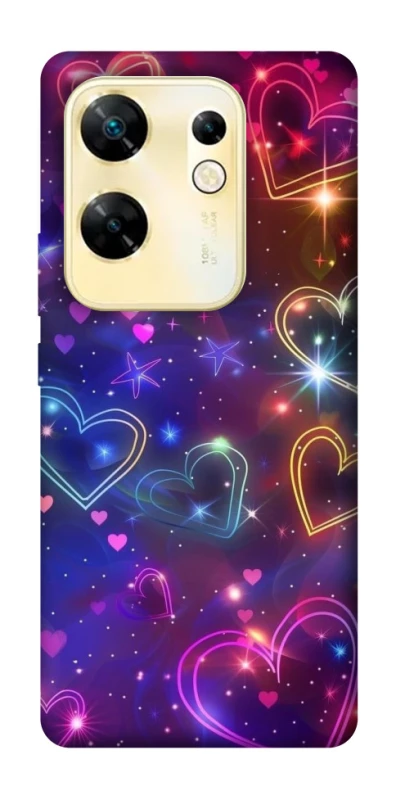 Чохол на Infinix Zero 30 4G Drawn hearts фото 1 з 1
