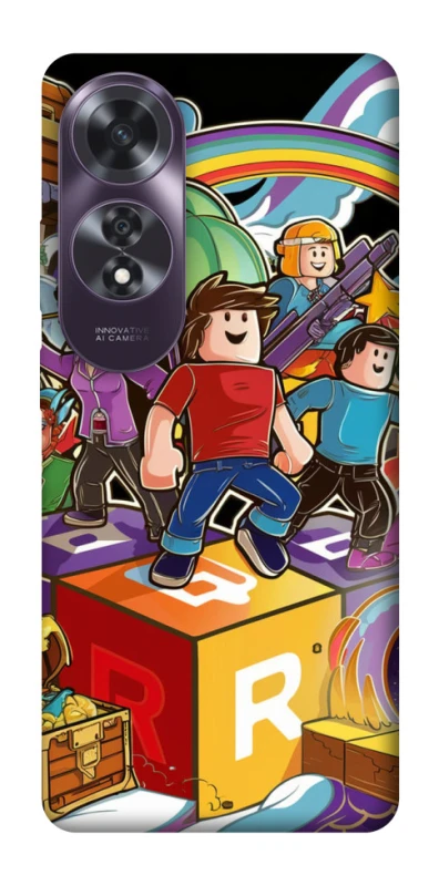 Чохол на Oppo A60 Roblox family фото 1 з 1