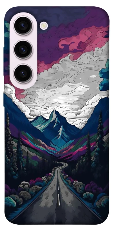 Чехол на Samsung Galaxy S23+ Нарисованные горы фото 1 из 1